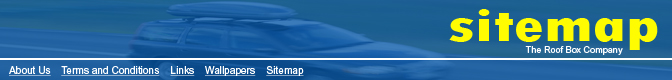 The Roof Box Company: Sitemap and Showroom